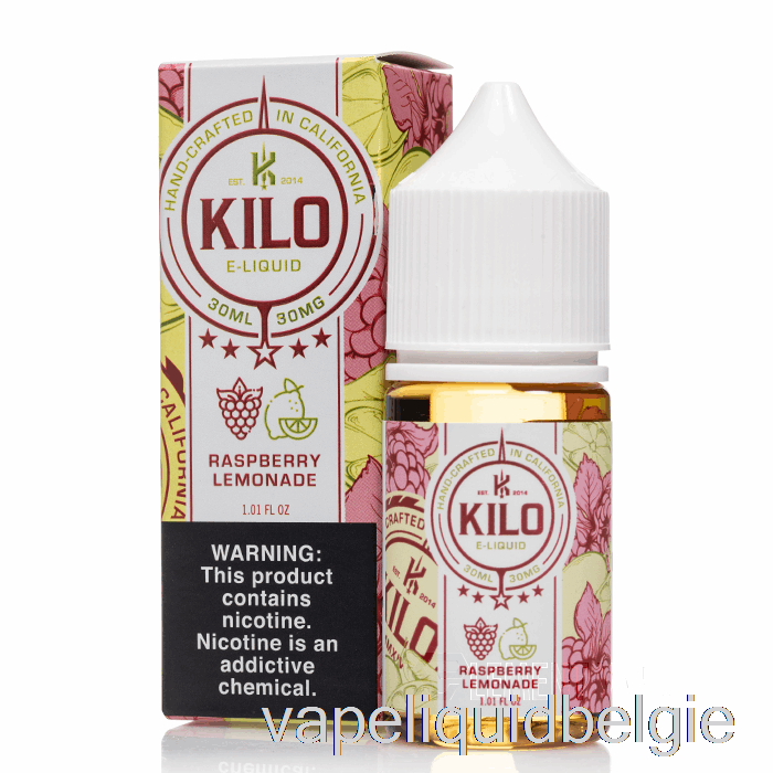 Vape Vloeibare Frambozenlimonade - Kilo Opwekkingszouten - 30 Ml 50 Mg